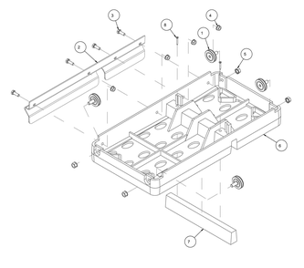 Section 08 Diagram and Parts List for MK-2003E 158751 MK Diamond Concrete Saw